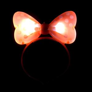 VINCHA MINNIE ROJA LUMINOSA